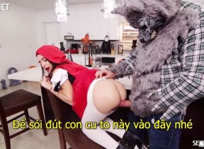 Phim sex Phim sex Âu Mỹ - Cô bé quàng khăn đỏ cosplay bị sói hung hãn đụ mạnh bạo đến sướng điên cuồng
