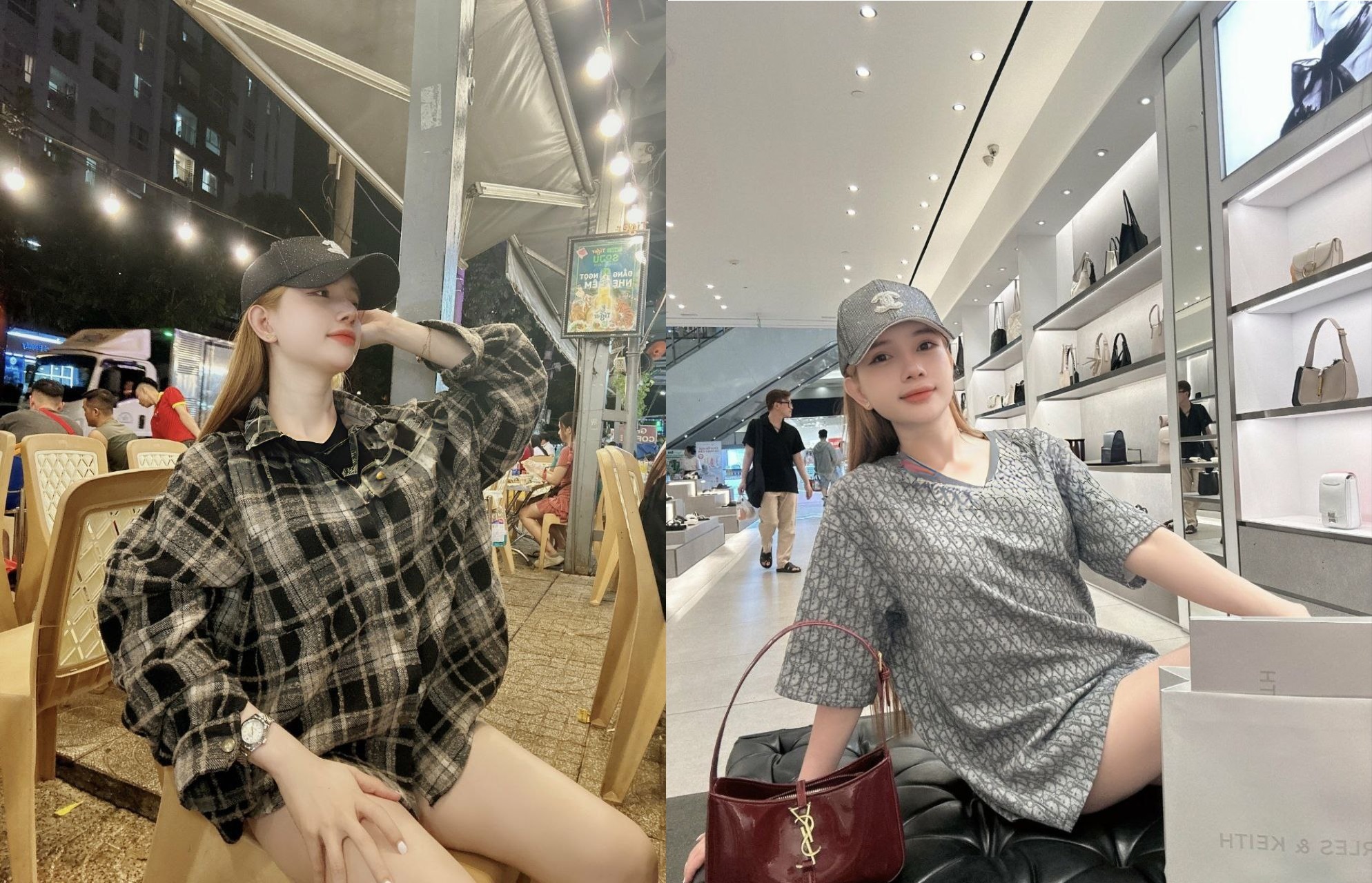 Gái xinh Hương Giang nện xong lại đi sắm đồ liên tục